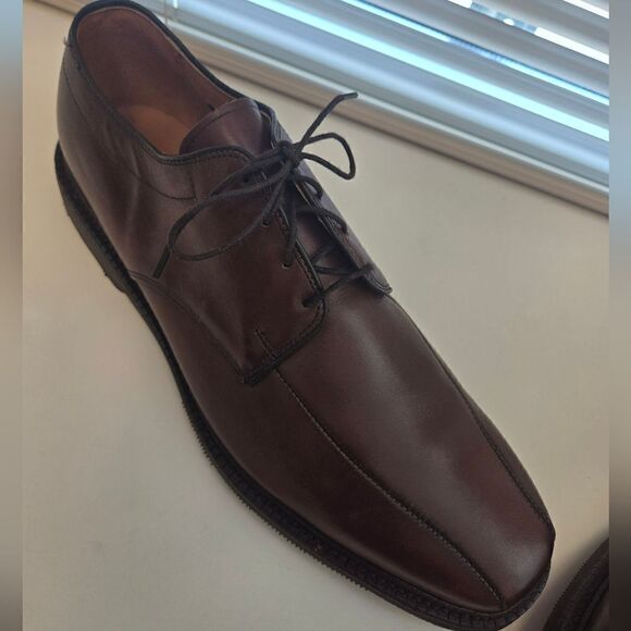 Allen Edmonds Brown Oxford Warren Shoe Never Worn Size 10.5 - Picture 4 of 9